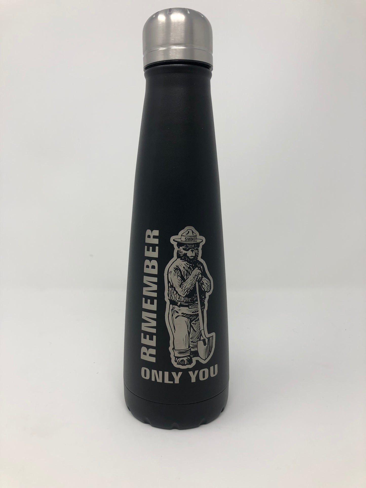 Smokey Bear Water Bottle – 16 oz. Stainless Steel