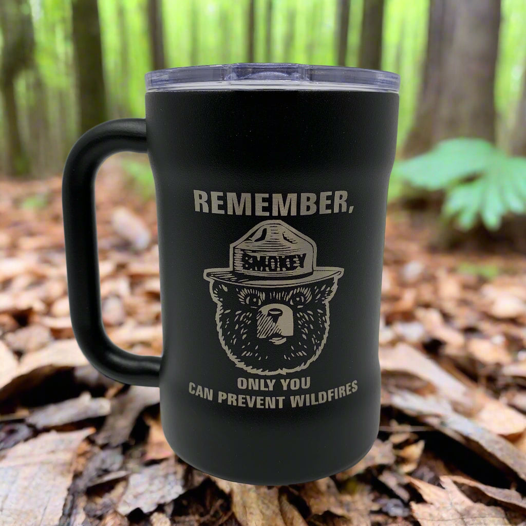 Smokey Bear™ Camp Cup – 18 oz. Stainless Steel