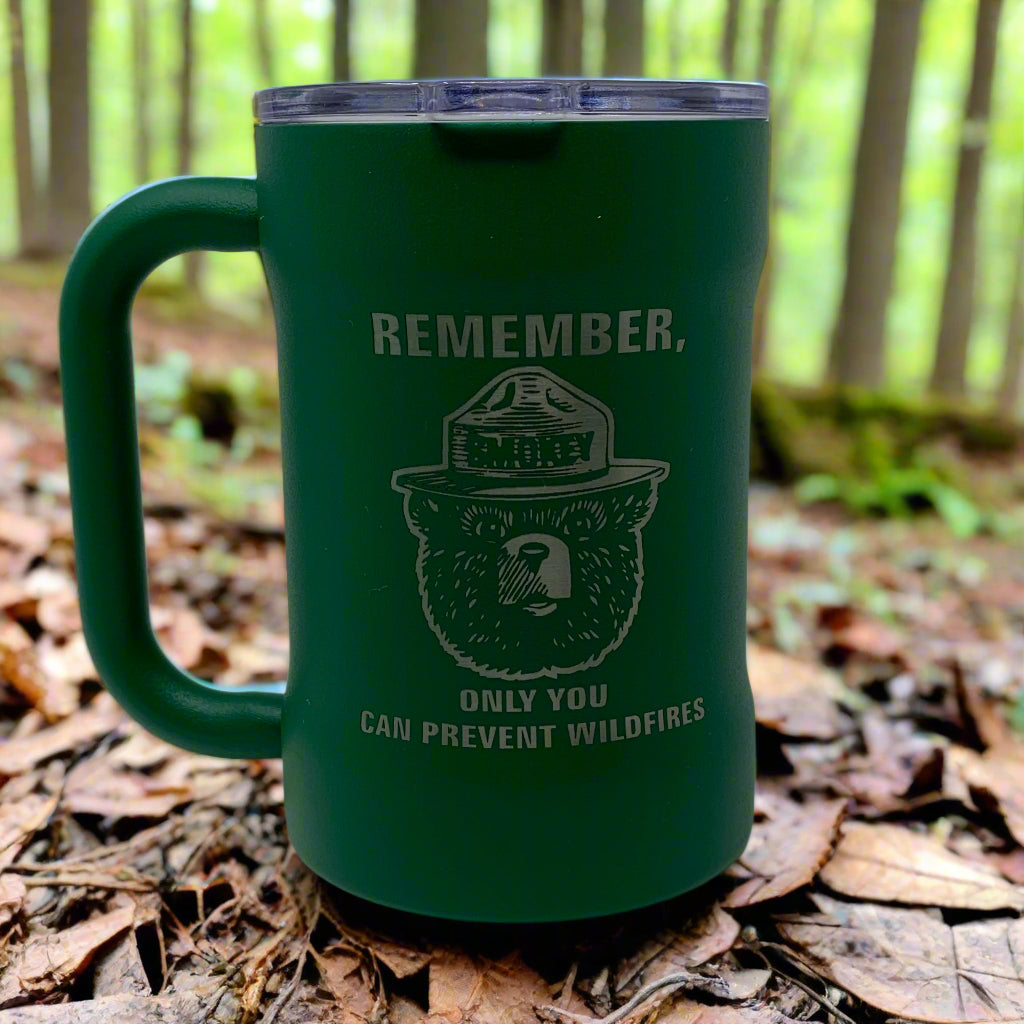 Smokey Bear™ Camp Cup – 18 oz. Stainless Steel