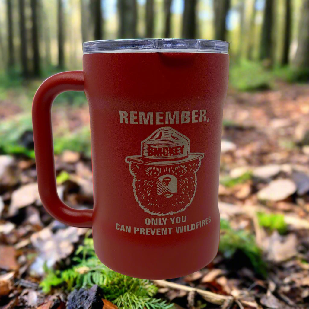 Smokey Bear™ Camp Cup – 18 oz. Stainless Steel