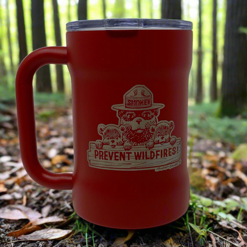 Smokey Bear™ Camp Cup – 18 oz. Stainless Steel