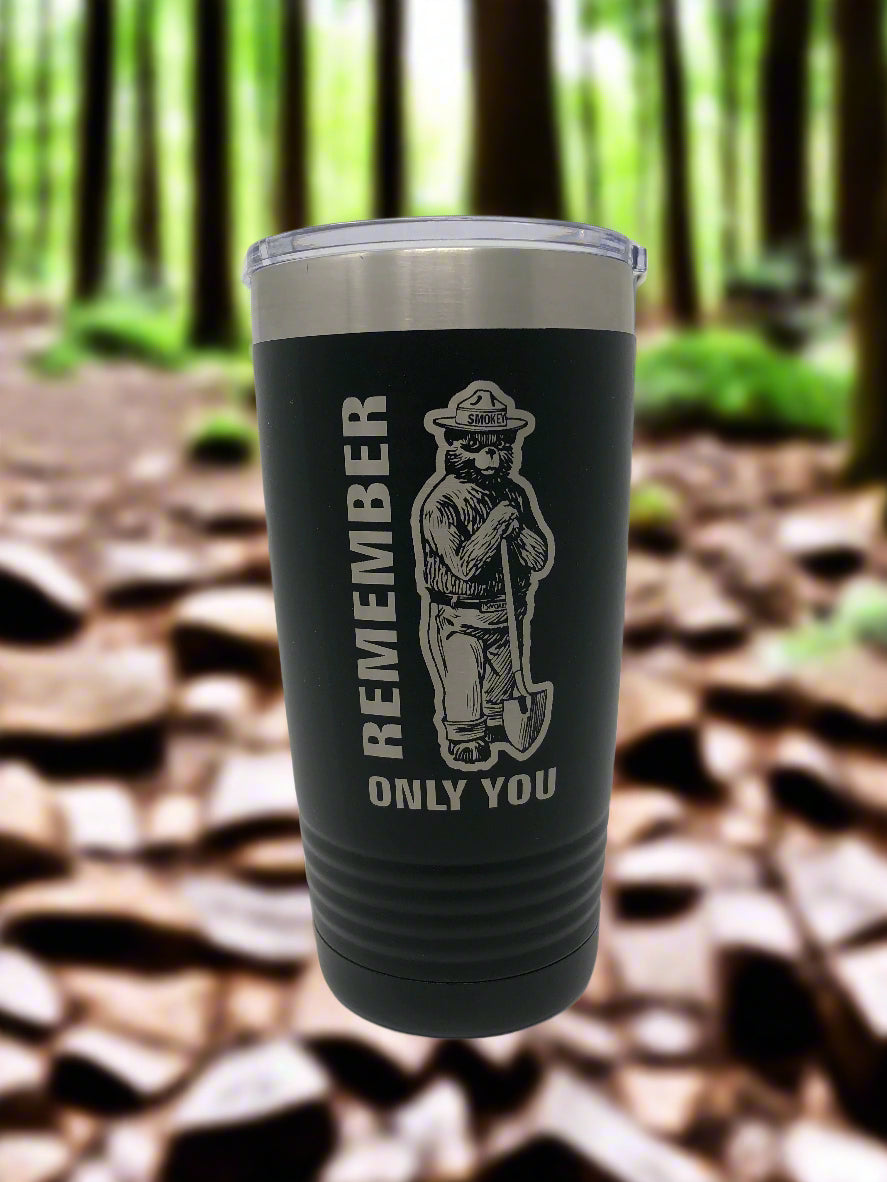 Smokey Bear™ Coffee Tumbler – 20 oz. Stainless Steel