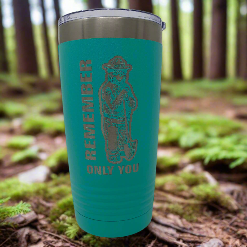 Smokey Bear™ Coffee Tumbler – 20 oz. Stainless Steel