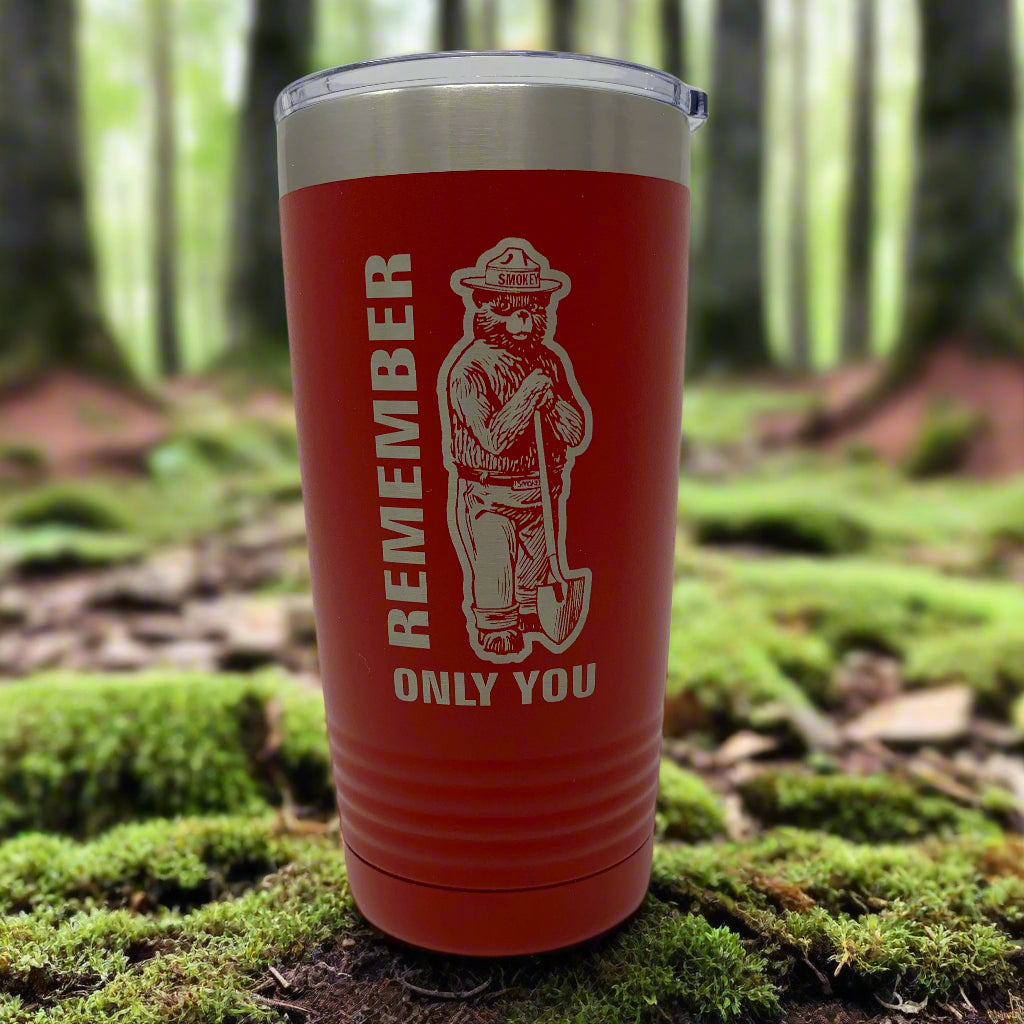 Smokey Bear™ Coffee Tumbler – 20 oz. Stainless Steel