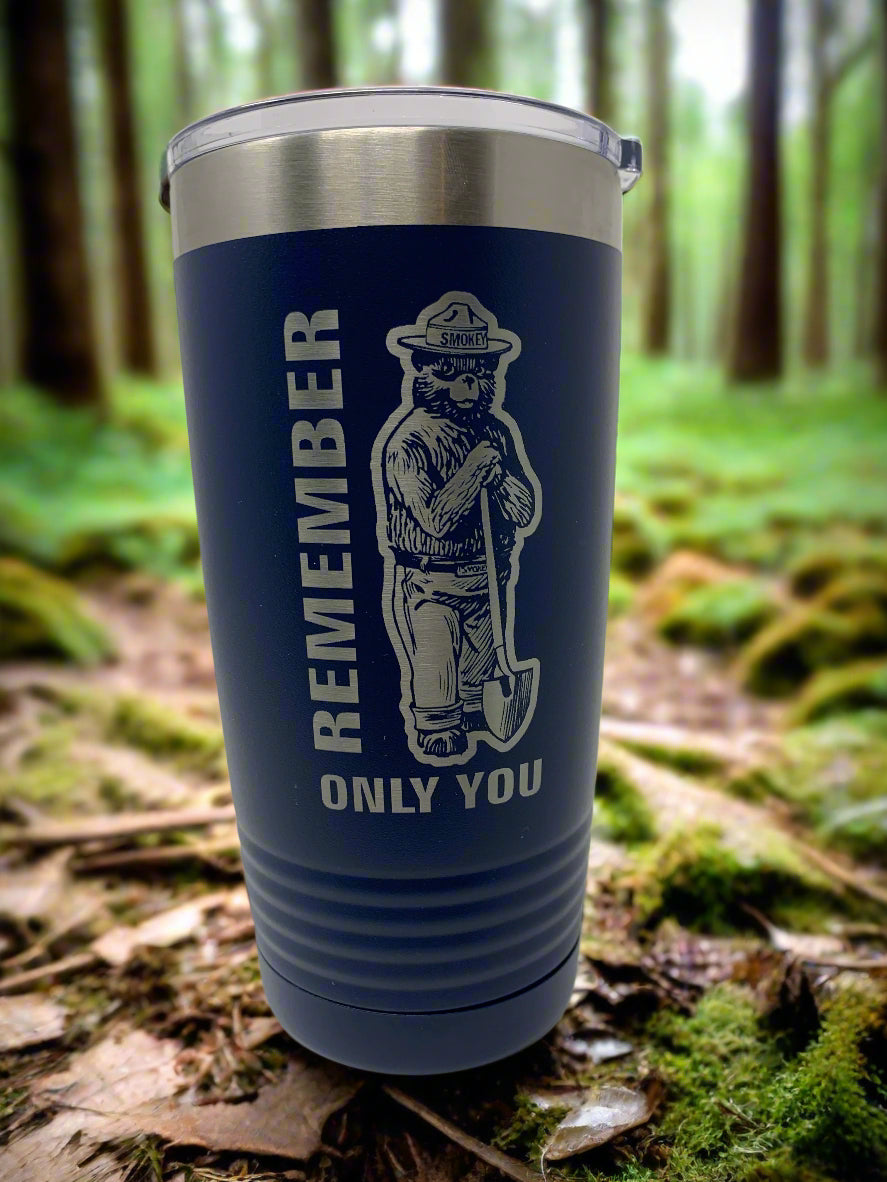 Smokey Bear™ Coffee Tumbler – 20 oz. Stainless Steel