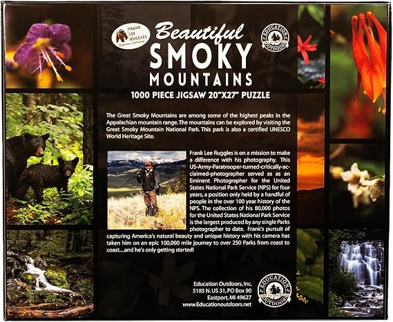 Smoky Mountains National Park – 1000 Piece Jigsaw Puzzle