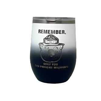 Smokey Bear Travel Wine Cup – 12 oz. Stainless Steel