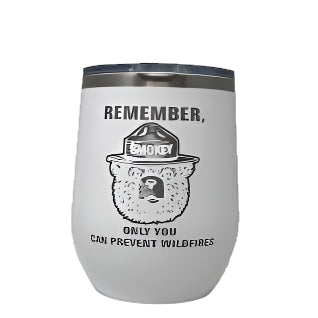 Smokey Bear Travel Wine Cup – 12 oz. Stainless Steel