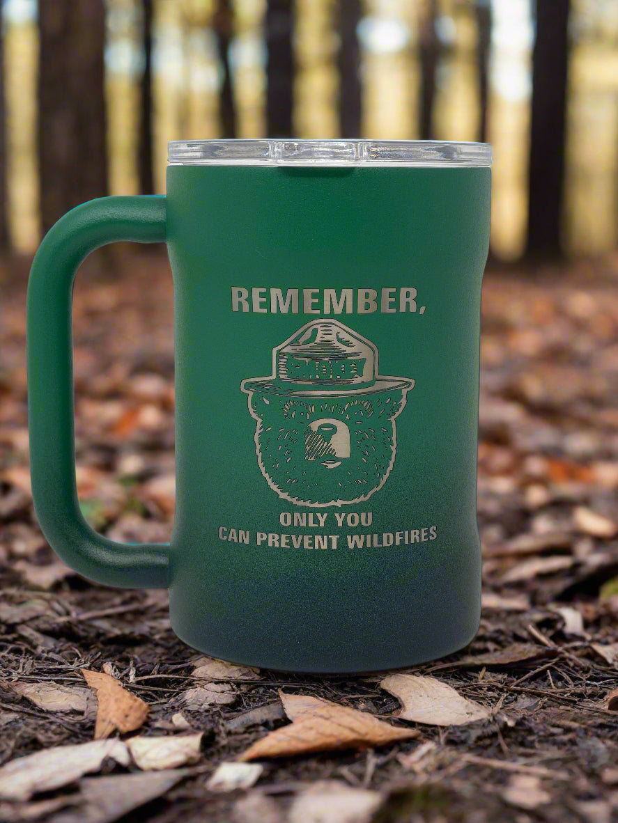 Smokey Bear™ Camp Cup – 18 oz. Stainless Steel
