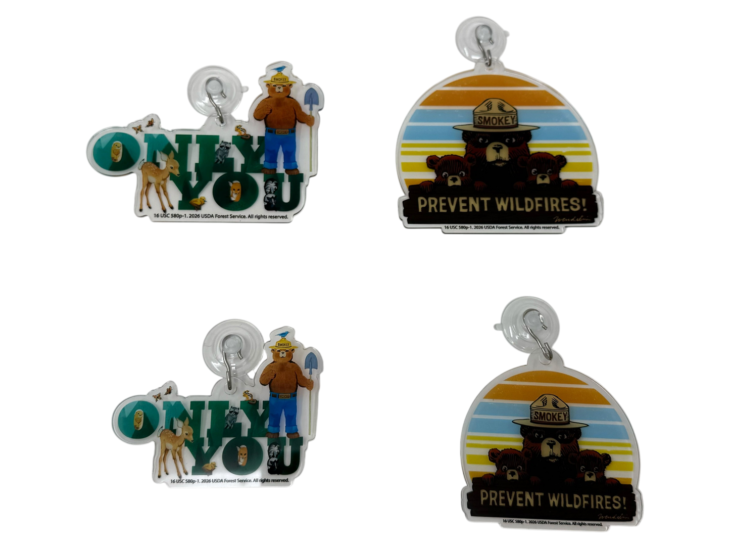 Smokey Bear Suncatchers