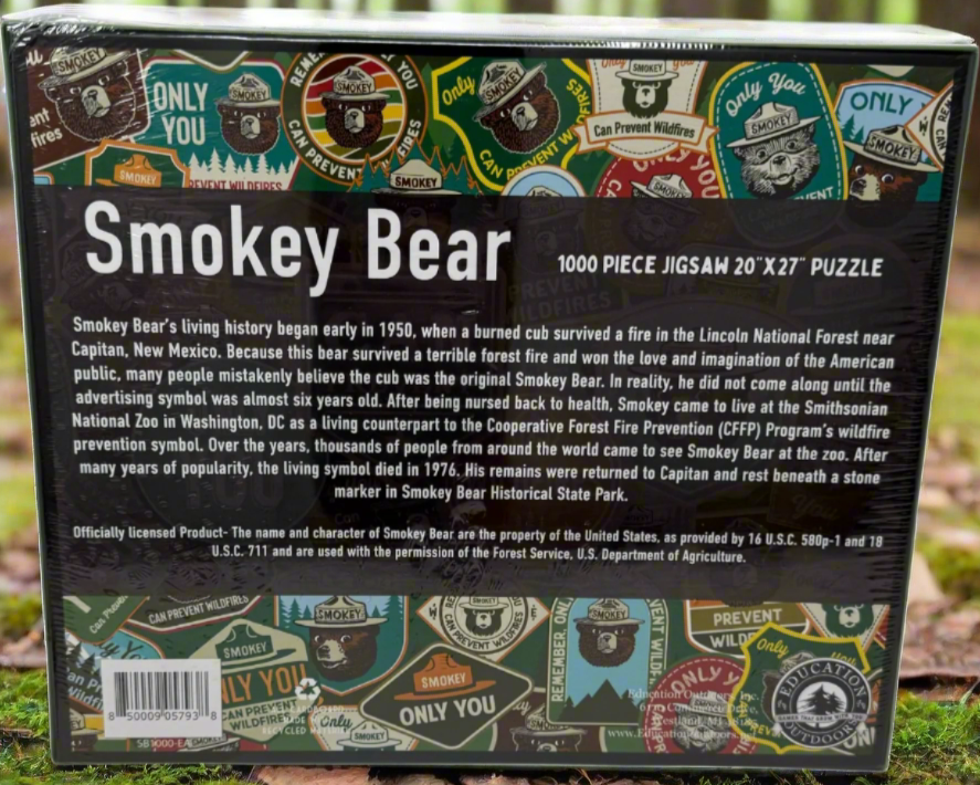 Smokey Bear™ Evergreen Adventures Badge Collage 1000 Piece Puzzle