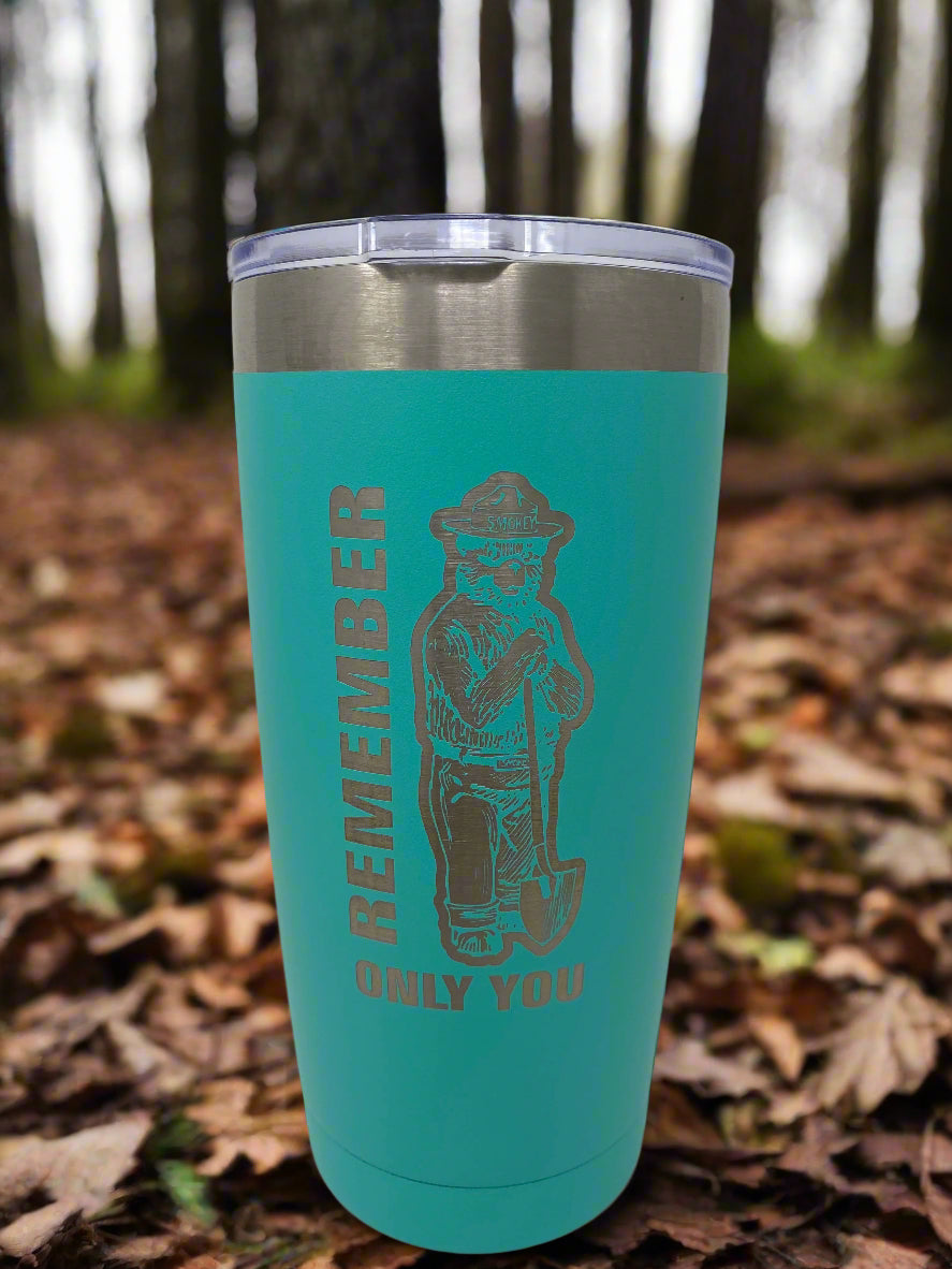 Smokey Bear™ Coffee Tumbler – 20 oz. Stainless Steel