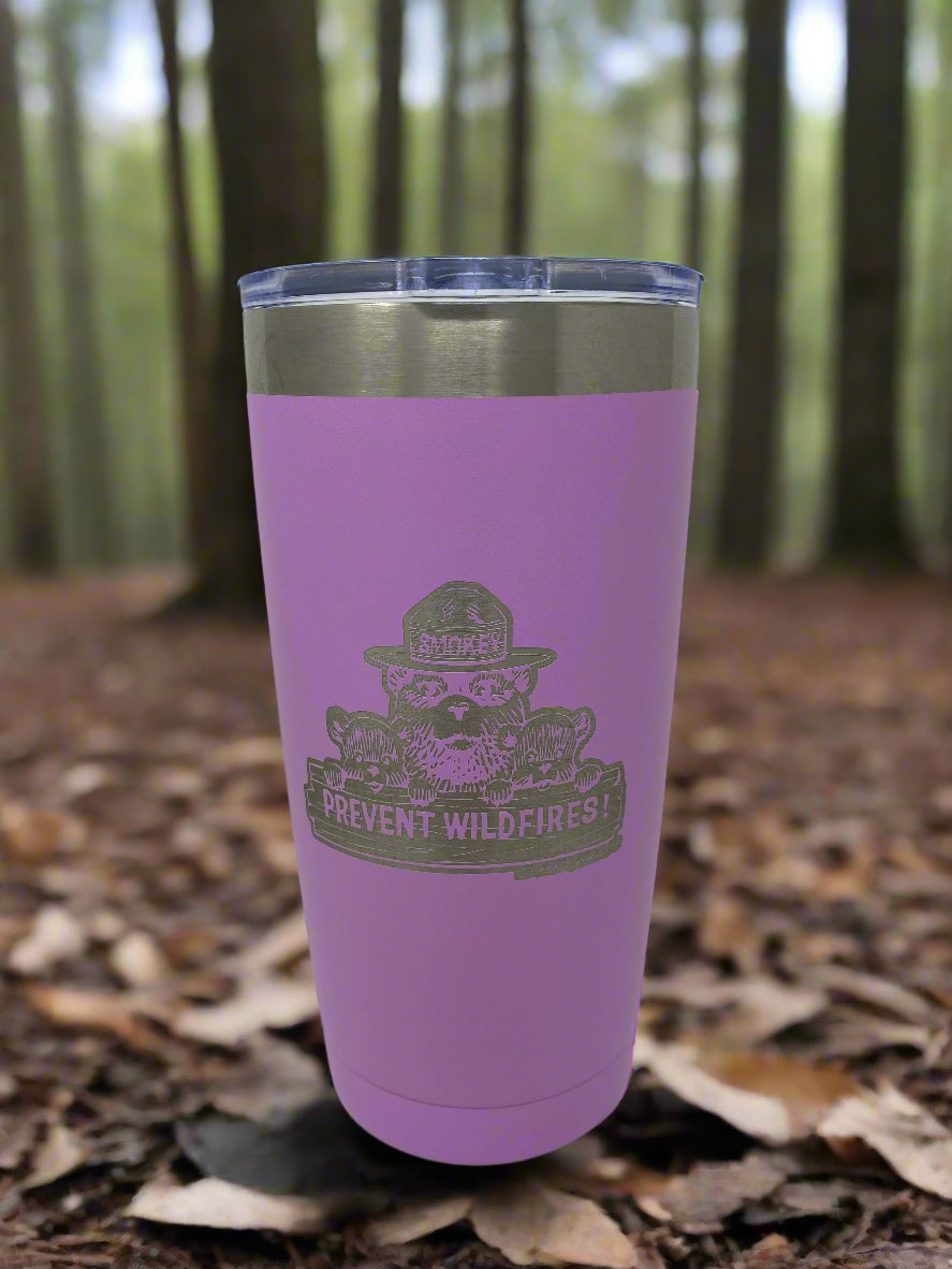 Smokey Bear™ Coffee Tumbler – 20 oz. Stainless Steel