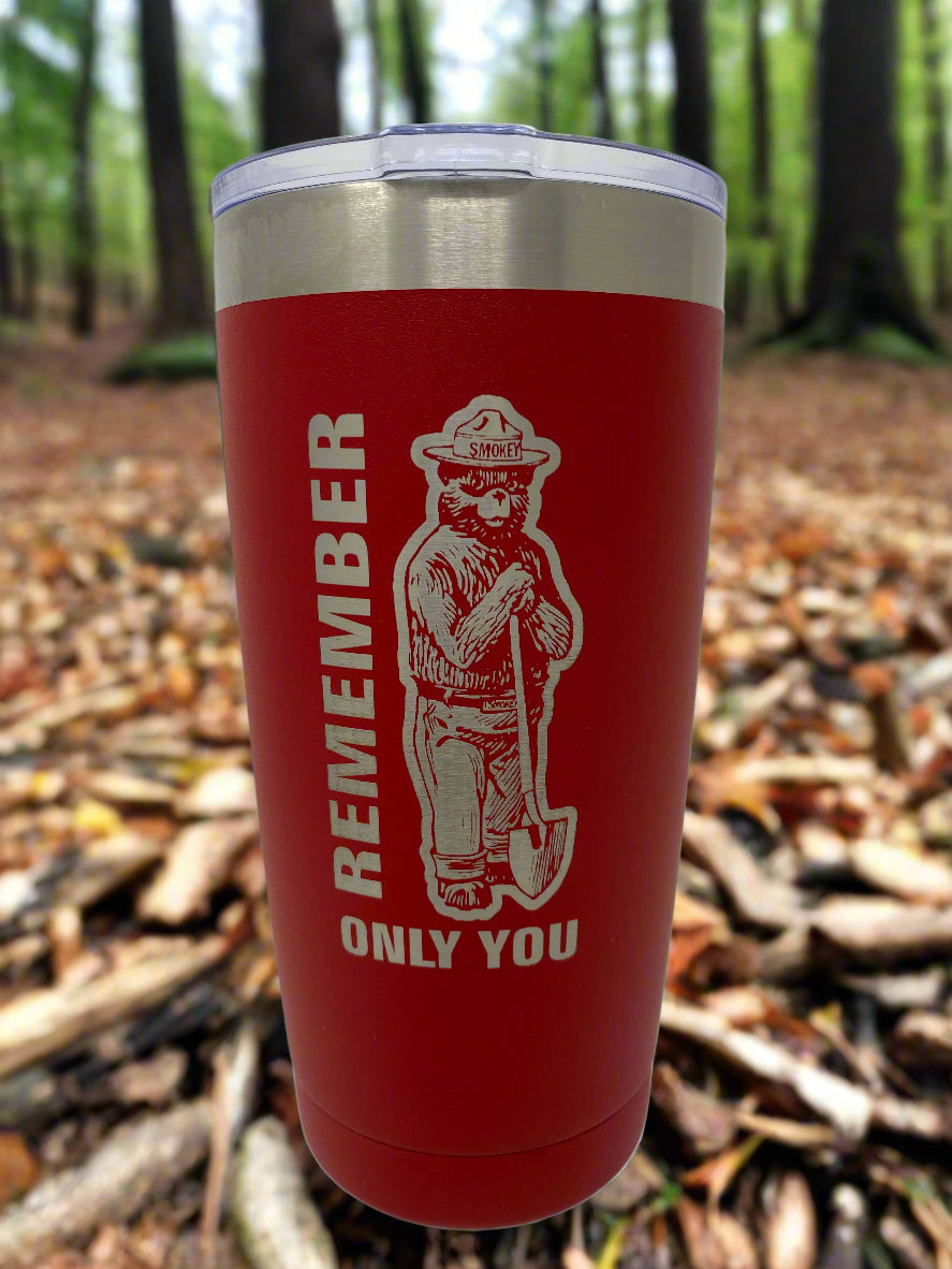 Smokey Bear™ Coffee Tumbler – 20 oz. Stainless Steel