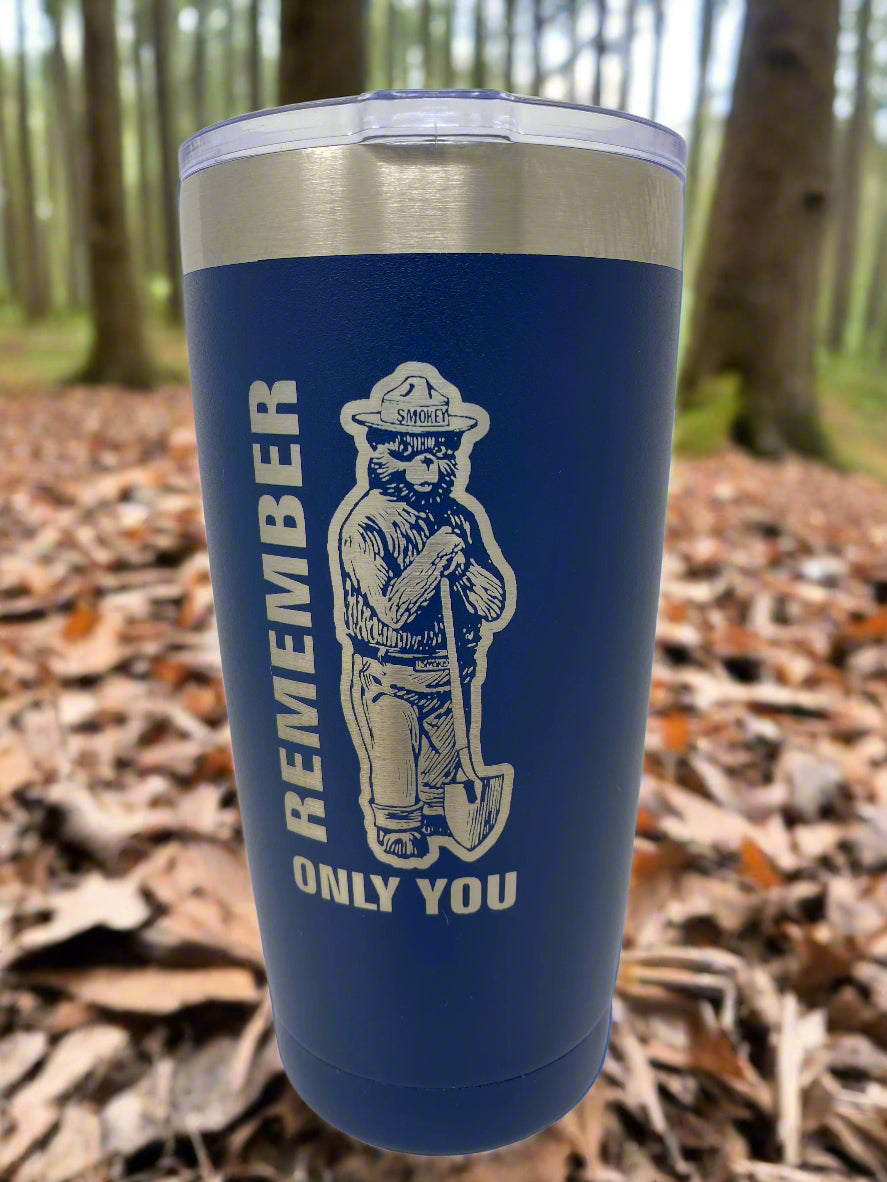 Smokey Bear™ Coffee Tumbler – 20 oz. Stainless Steel