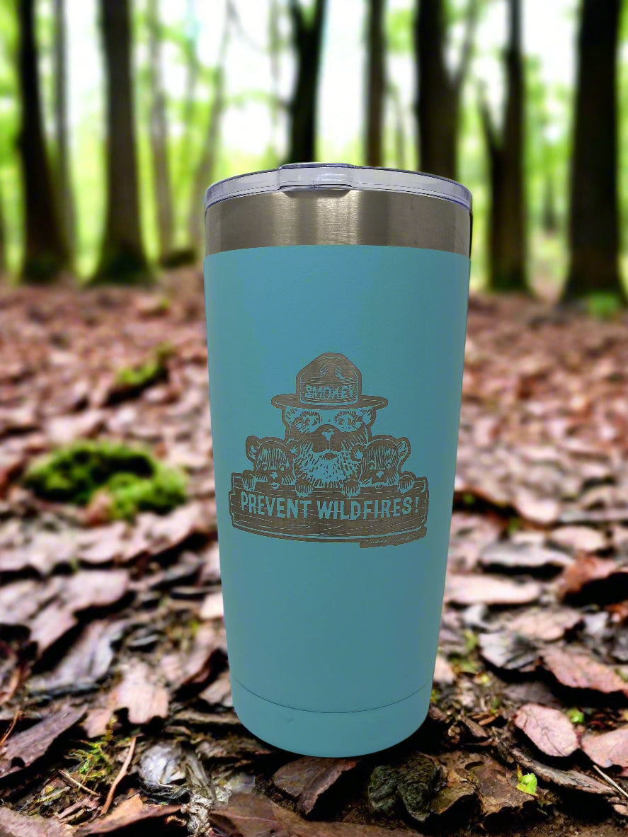 Smokey Bear™ Coffee Tumbler – 20 oz. Stainless Steel