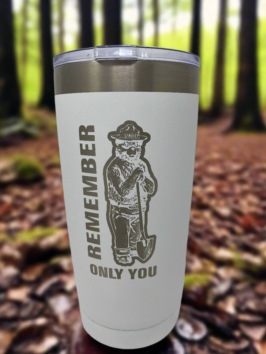 Smokey Bear™ Coffee Tumbler – 20 oz. Stainless Steel