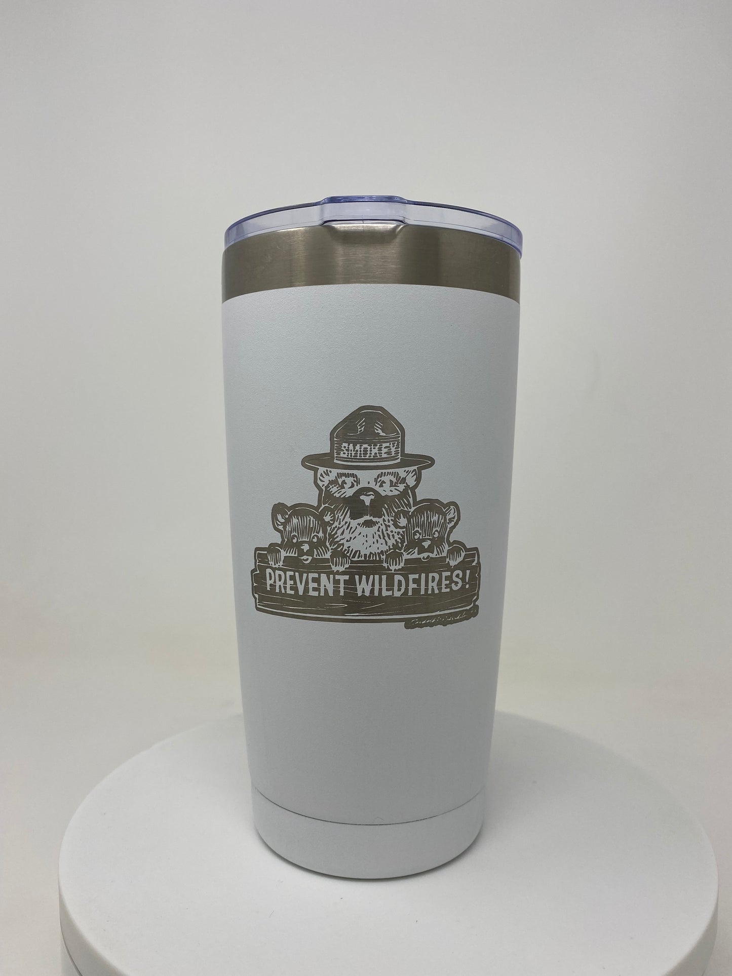 Smokey Bear™ Coffee Tumbler – 20 oz. Stainless Steel