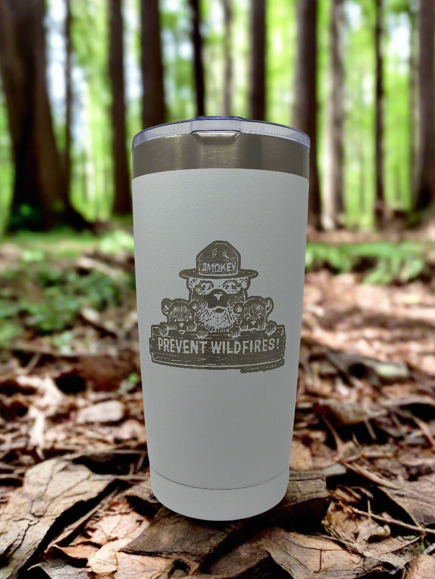 Smokey Bear™ Coffee Tumbler – 20 oz. Stainless Steel