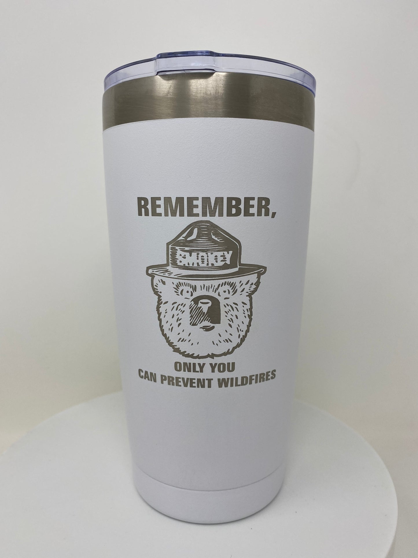 Smokey Bear™ Coffee Tumbler – 20 oz. Stainless Steel