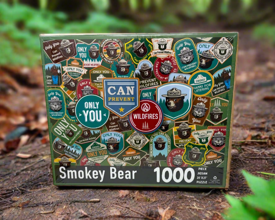 Smokey Bear™ Evergreen Adventures Badge Collage 1000 Piece Puzzle
