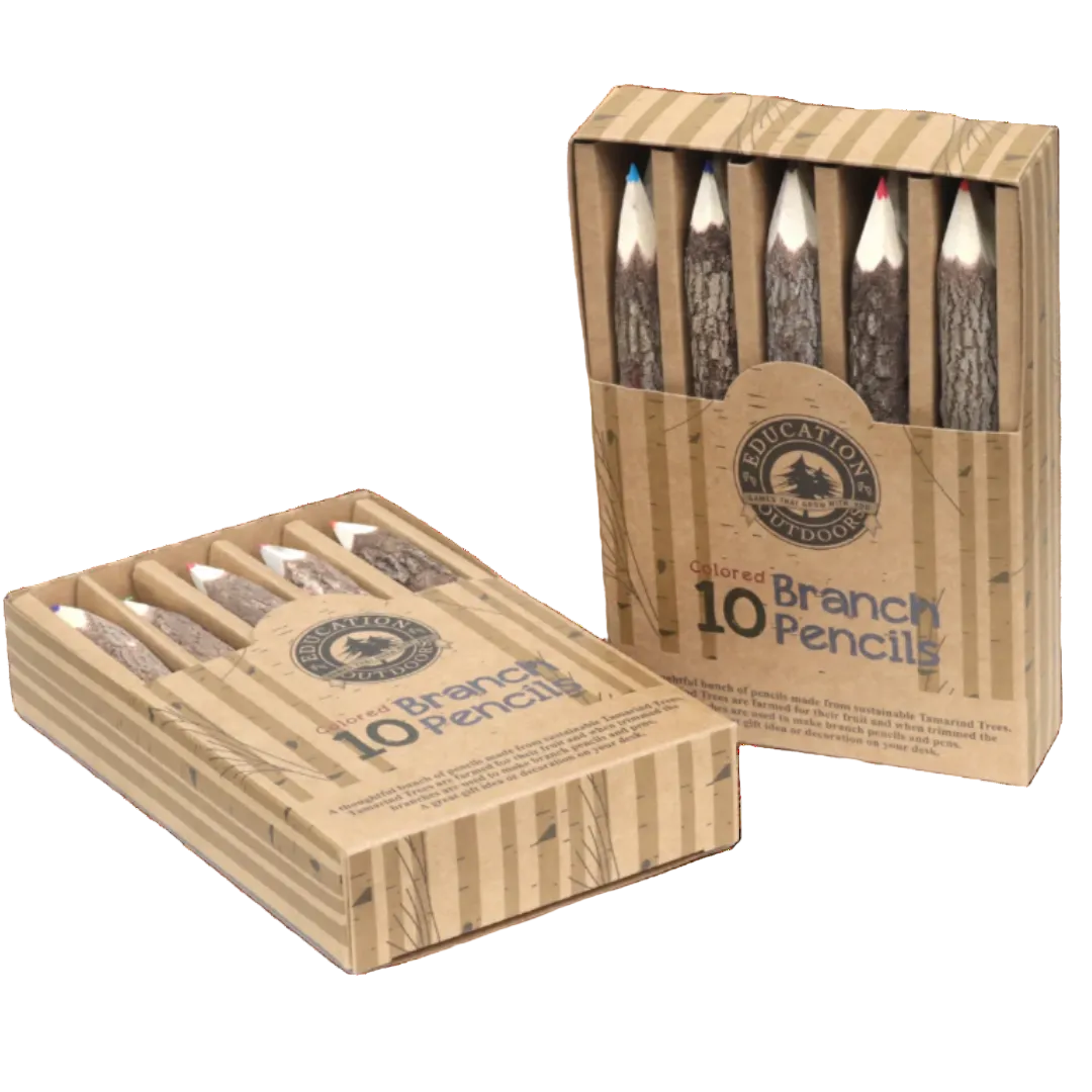 Natural Wood Stick Pencils (10pc)
