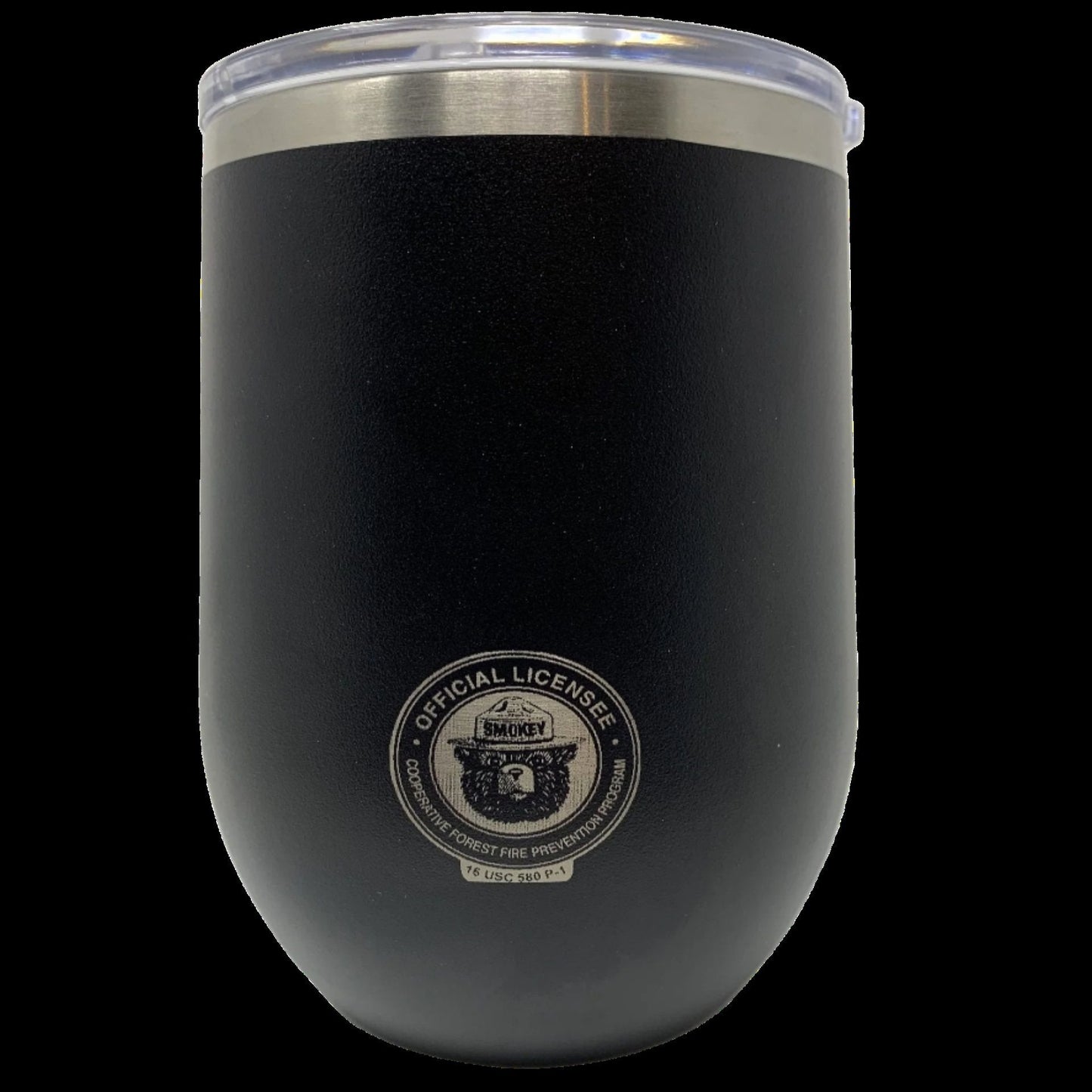 Smokey Bear Travel Wine Cup – 12 oz. Stainless Steel