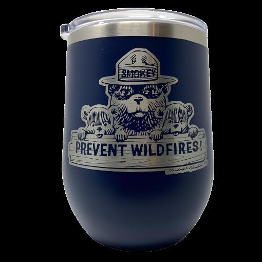 Smokey Bear Travel Wine Cup – 12 oz. Stainless Steel