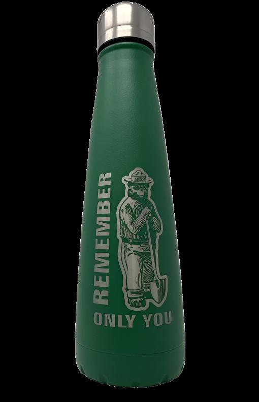 Smokey Bear Water Bottle – 16 oz. Stainless Steel