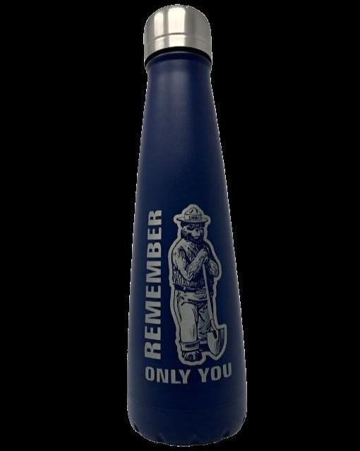 Smokey Bear Water Bottle – 16 oz. Stainless Steel