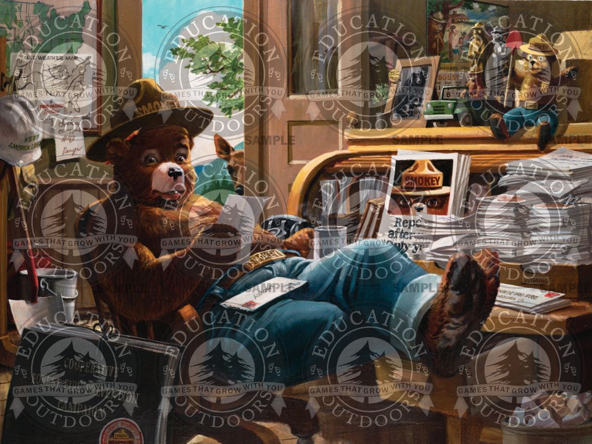 Smokey Bear™ USA Made Wood Puzzle