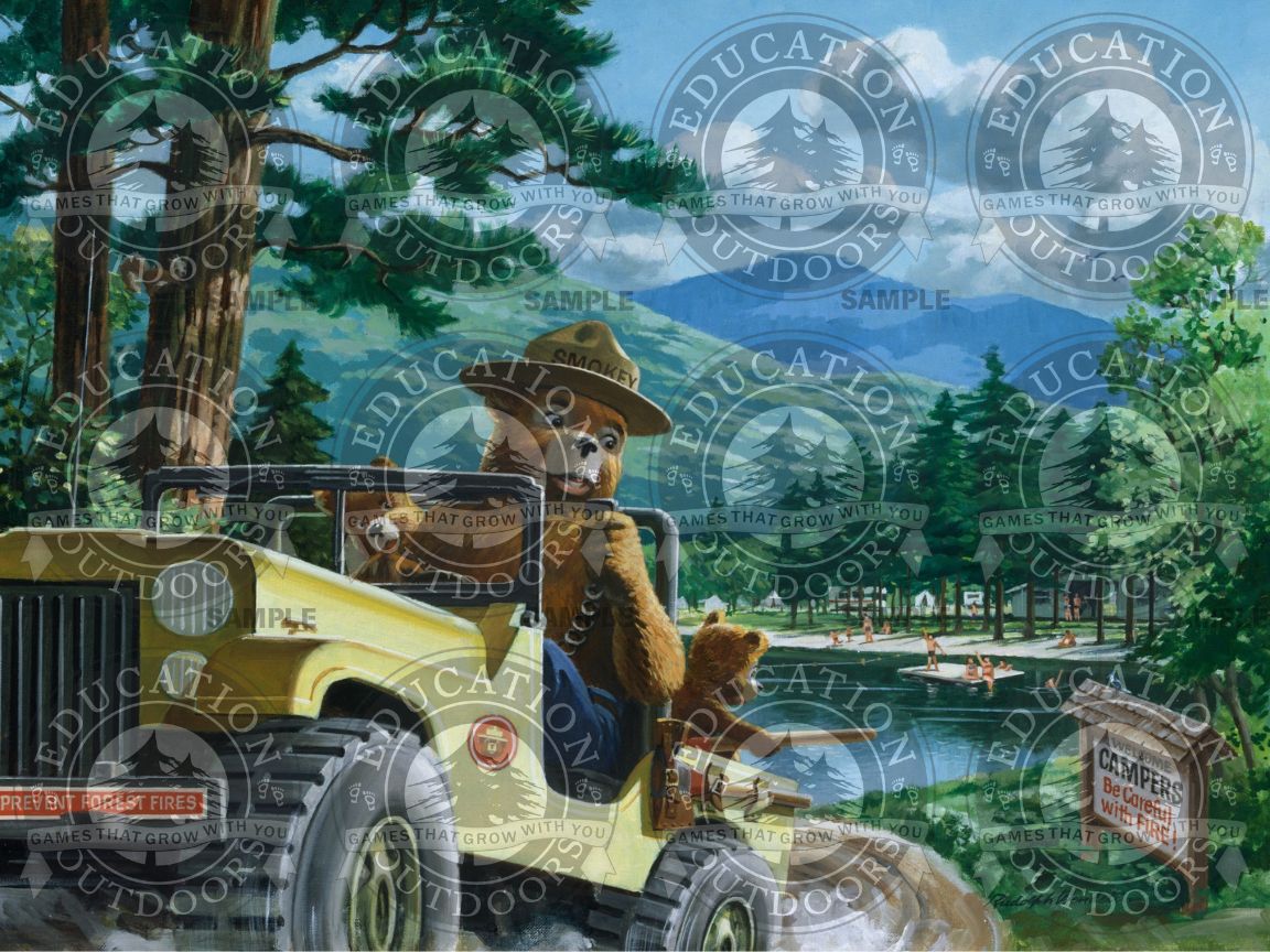 Smokey Bear™ USA Made Wood Puzzle