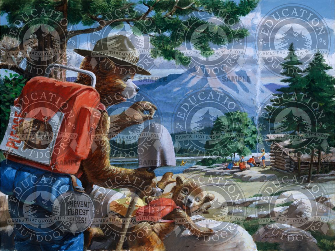 Smokey Bear™ USA Made Wood Puzzle