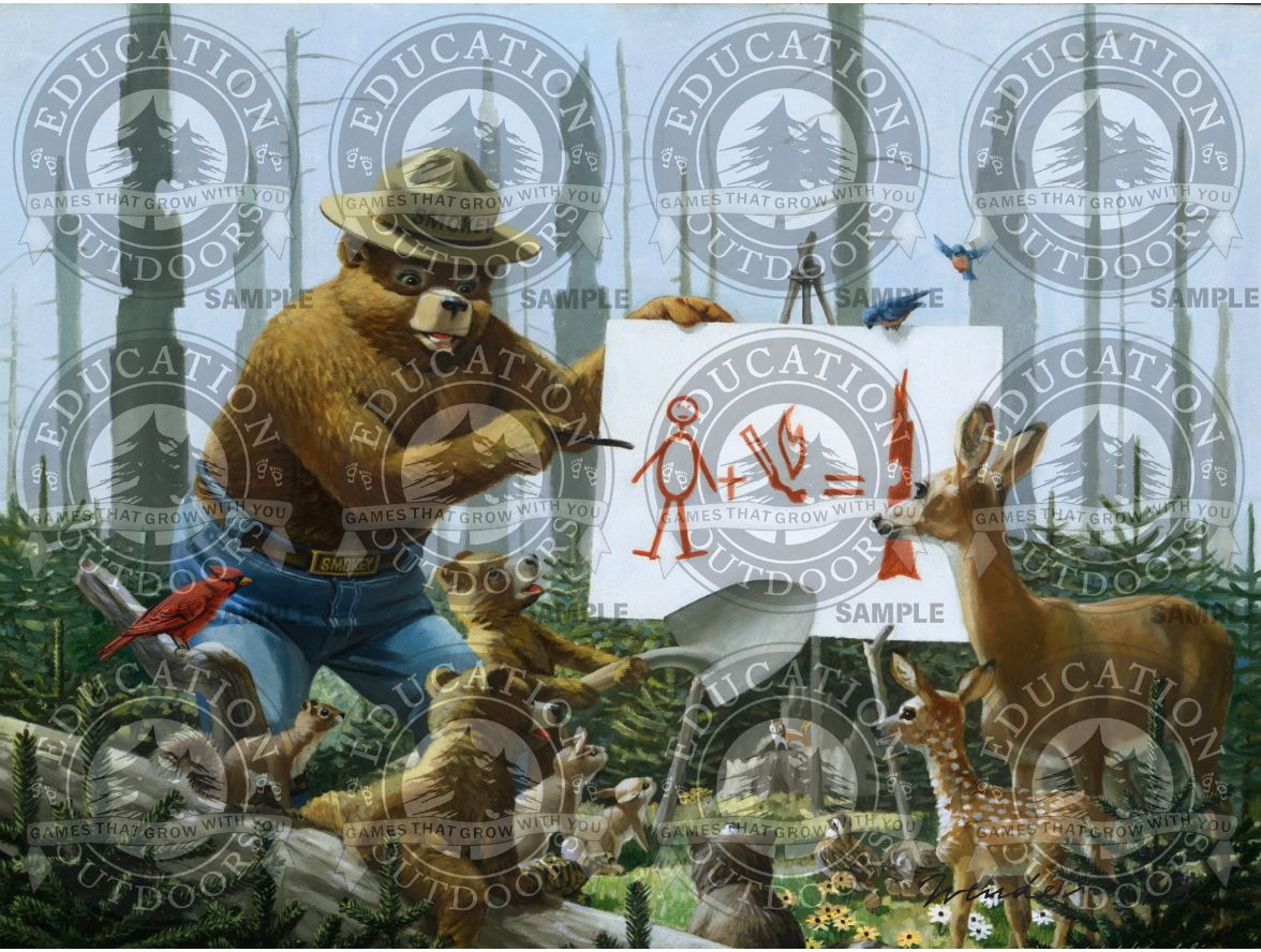 Smokey Bear™ USA Made Wood Puzzle