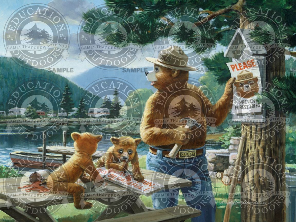 Smokey Bear™ USA Made Wood Puzzle