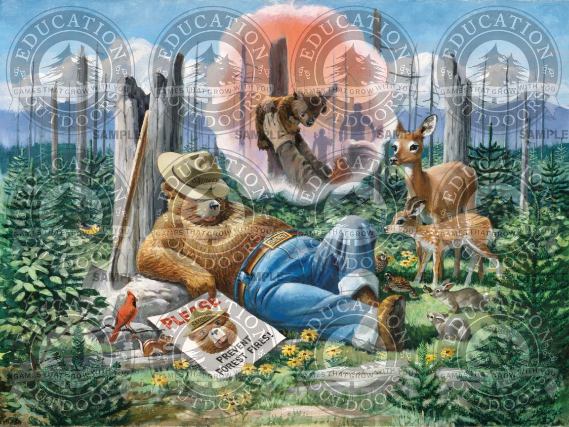 Smokey Bear™ USA Made Wood Puzzle