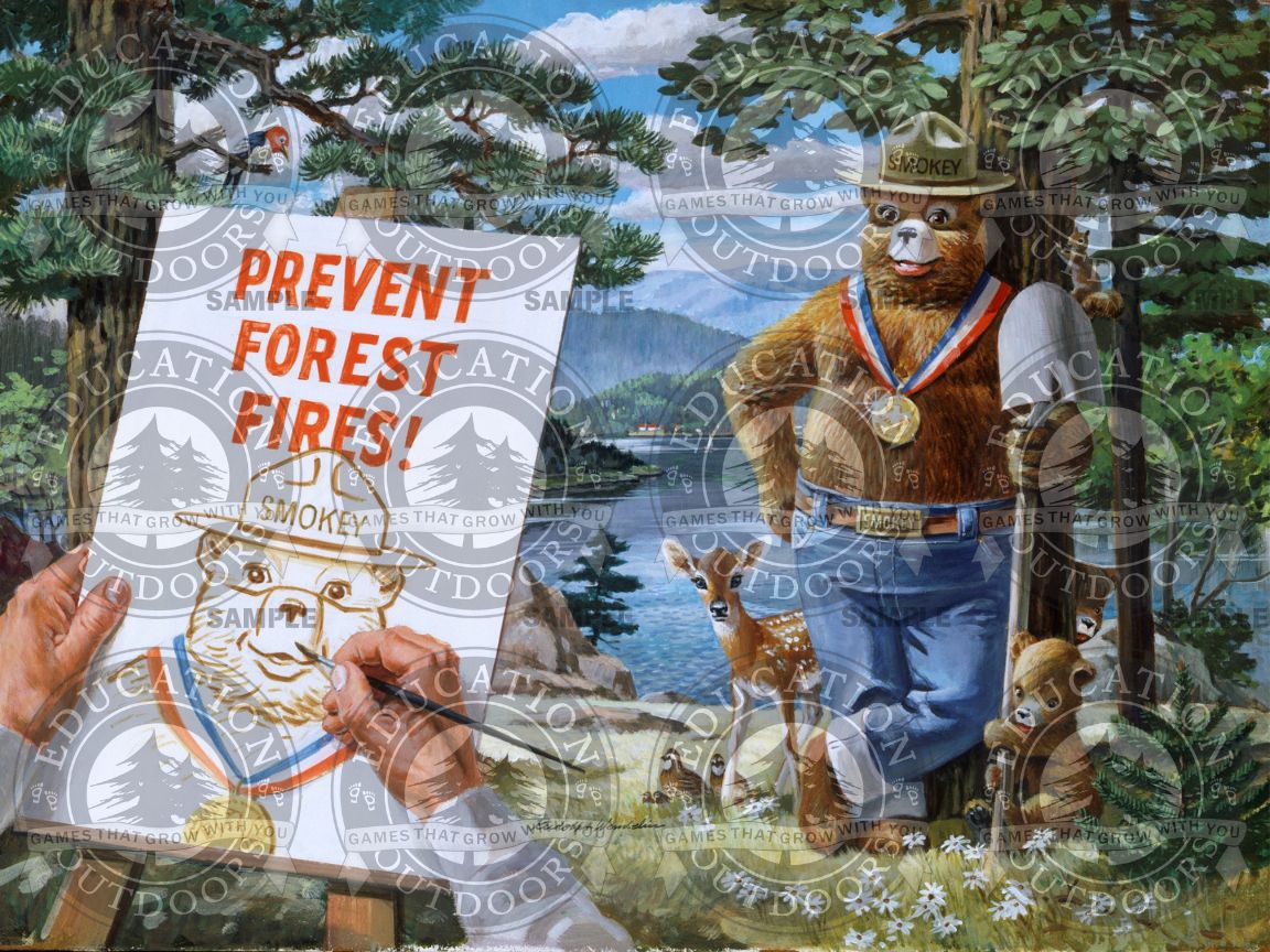 Smokey Bear™ USA Made Wood Puzzle