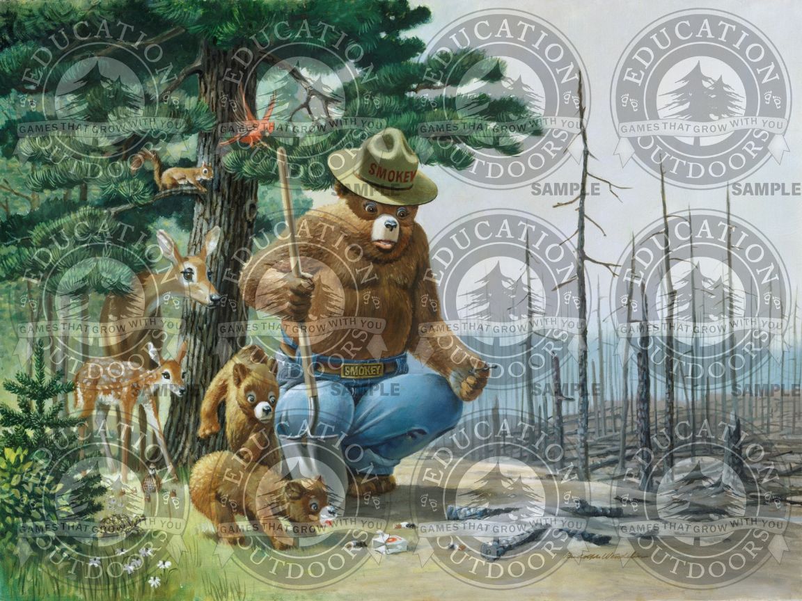 Smokey Bear™ USA Made Wood Puzzle