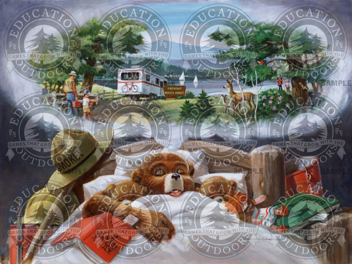 Smokey Bear™ USA Made Wood Puzzle