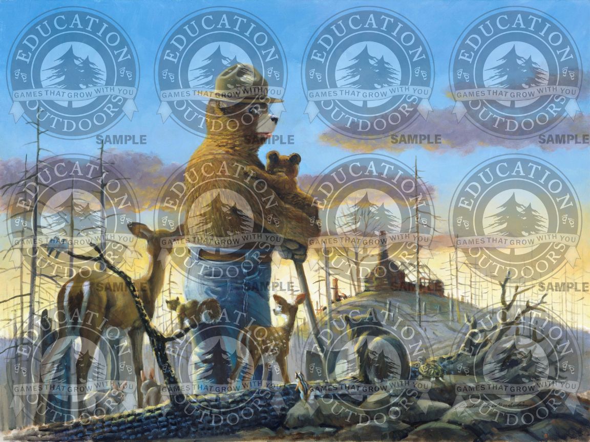 Smokey Bear™ USA Made Wood Puzzle