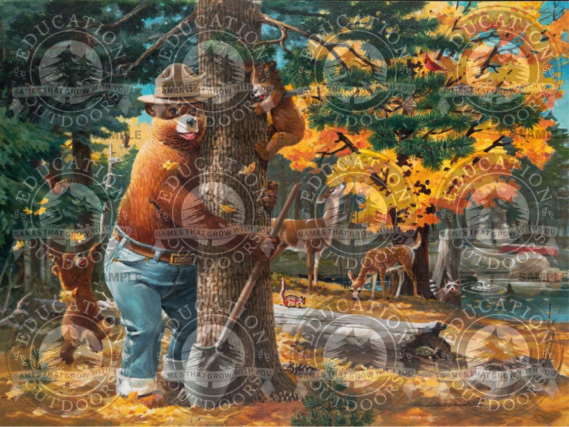 Smokey Bear™ USA Made Wood Puzzle