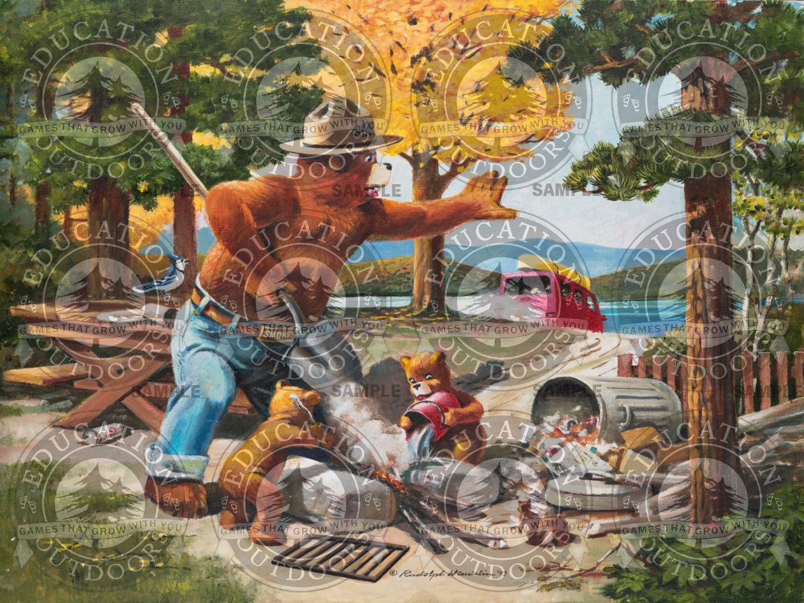 Smokey Bear™ USA Made Wood Puzzle
