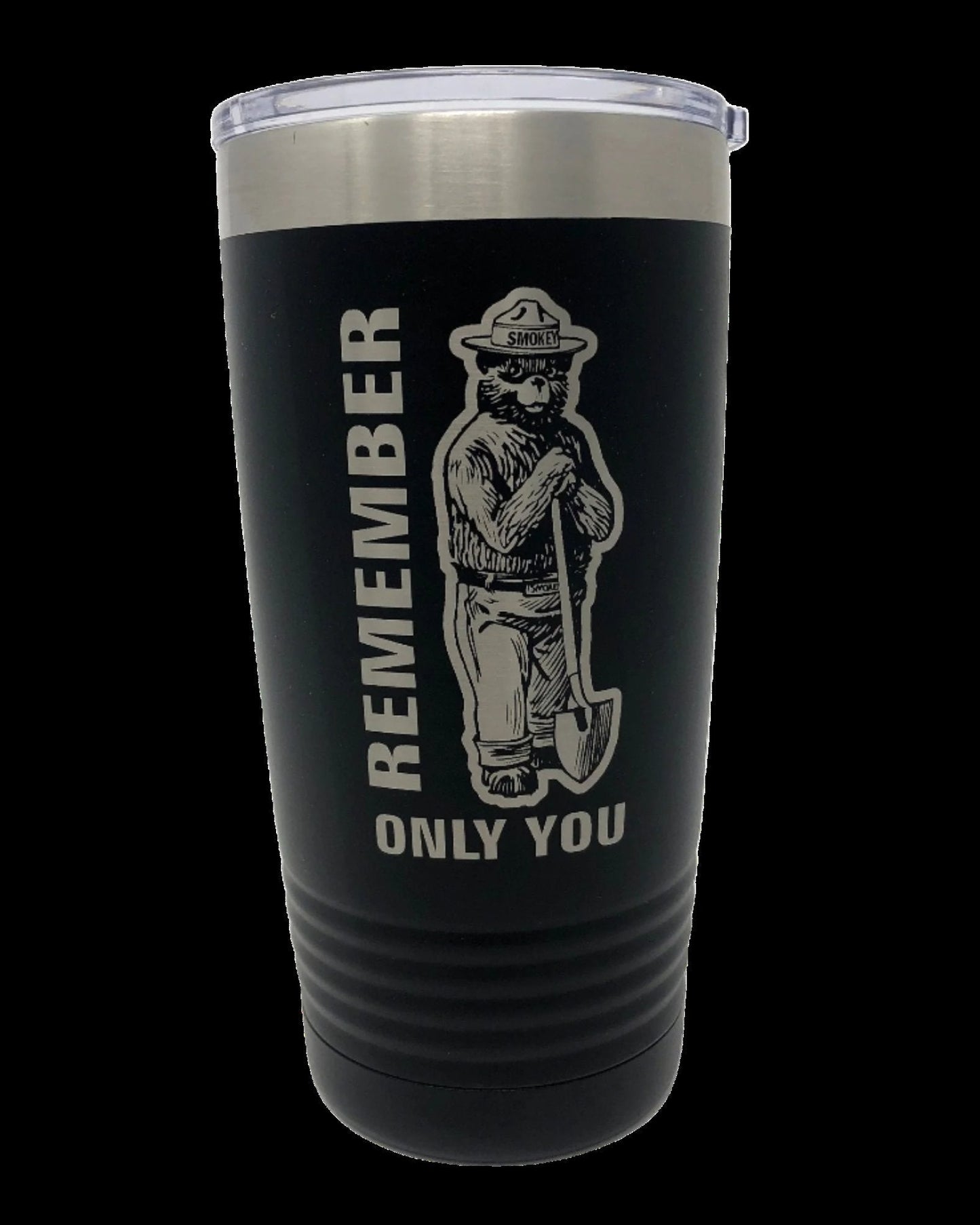 Smokey Bear Coffee Tumbler – 20 oz. Stainless Steel