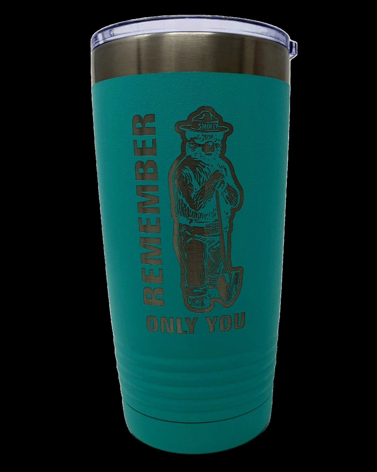 Smokey Bear Coffee Tumbler – 20 oz. Stainless Steel