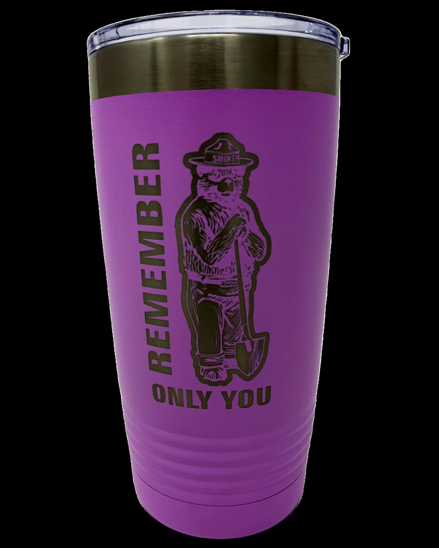 Smokey Bear Coffee Tumbler – 20 oz. Stainless Steel