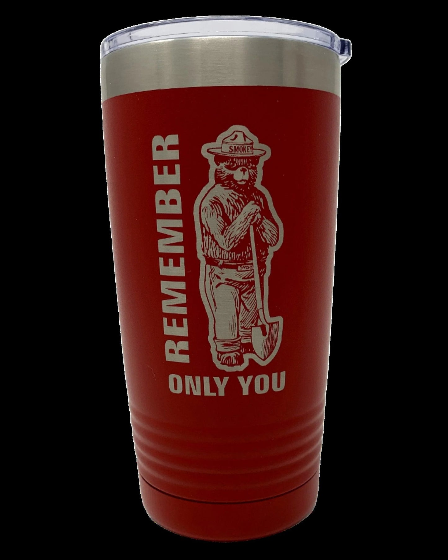 Smokey Bear Coffee Tumbler – 20 oz. Stainless Steel