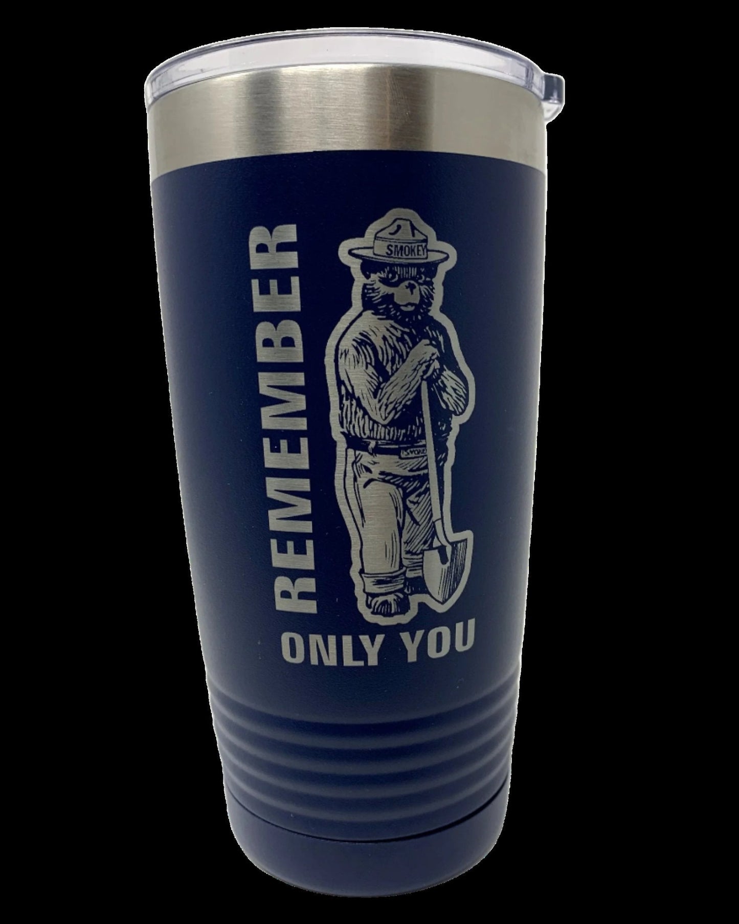 Smokey Bear Coffee Tumbler – 20 oz. Stainless Steel