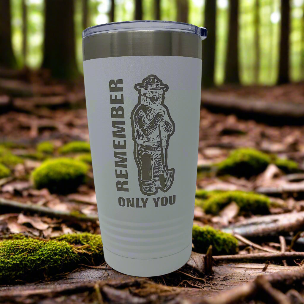 Smokey Bear™ Coffee Tumbler – 20 oz. Stainless Steel