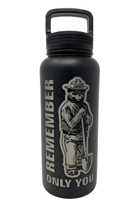 Smokey Bear Water Bottle – 32 oz. Stainless Steel