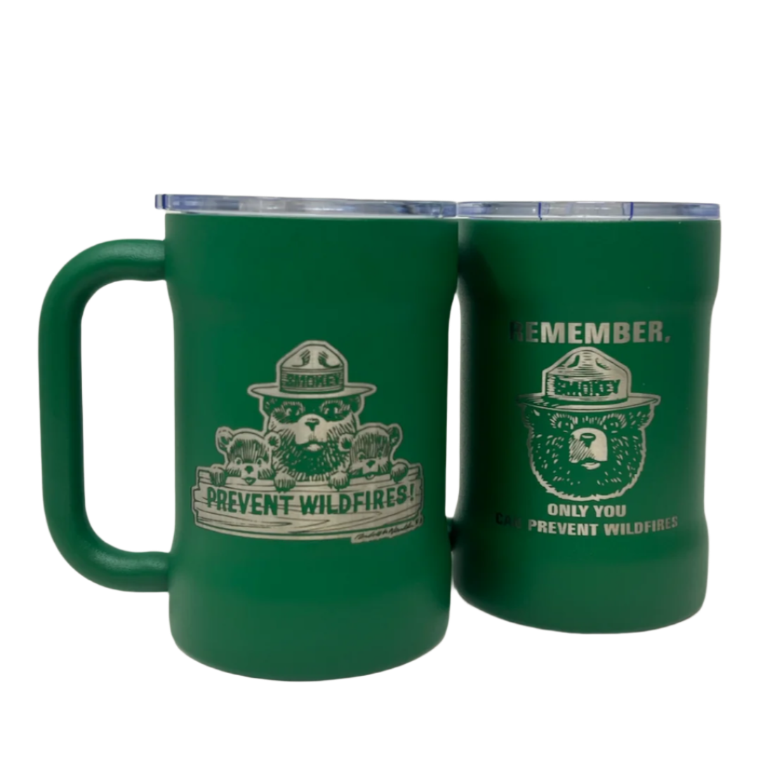 Smokey Bear Travel Mug – 18 oz. Stainless Steel